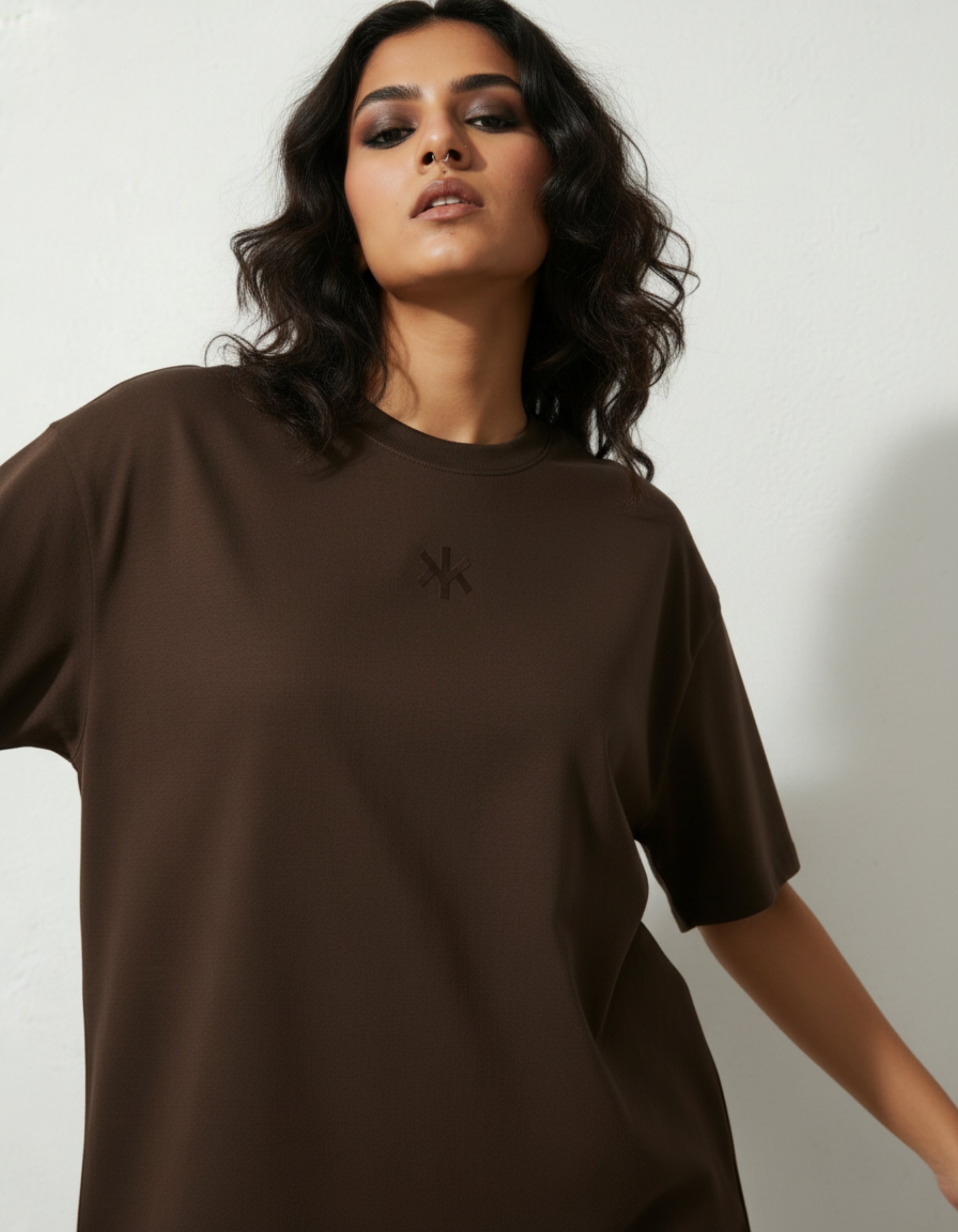 Dark Brown Oversized T-shirt