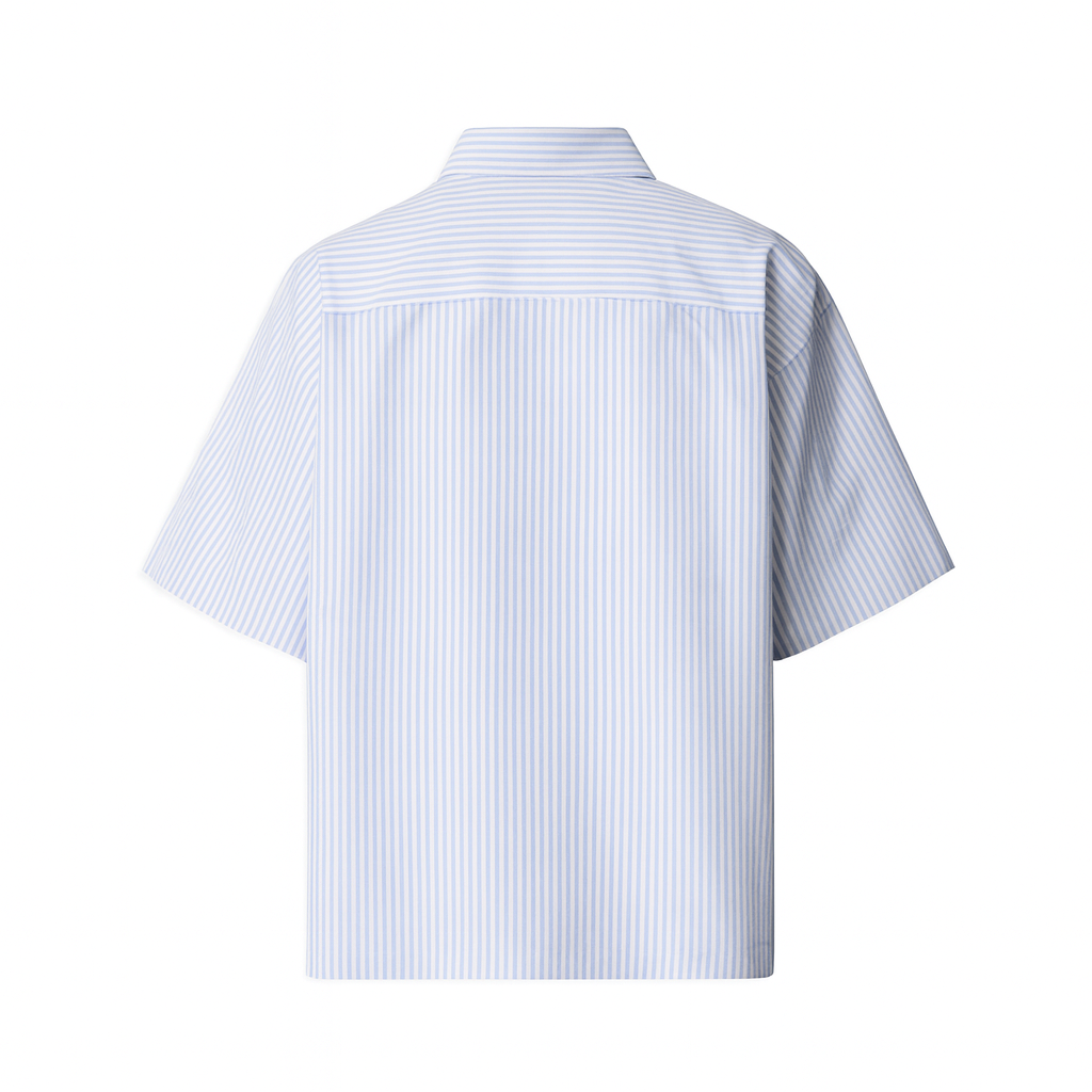 Classic Striped Boxy-Fit Shirt