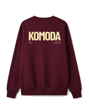 Burgundy Worldwide Oversized Sweatshirt