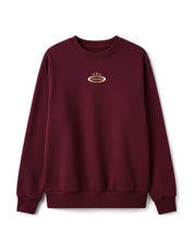 Burgundy Worldwide Oversized Sweatshirt