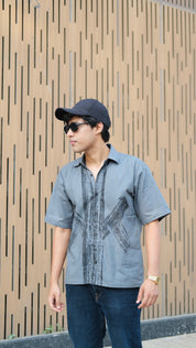 Komoda Noir Boxy-Fit Shirt