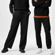 Black Relaxed-Fit Lounge Pants